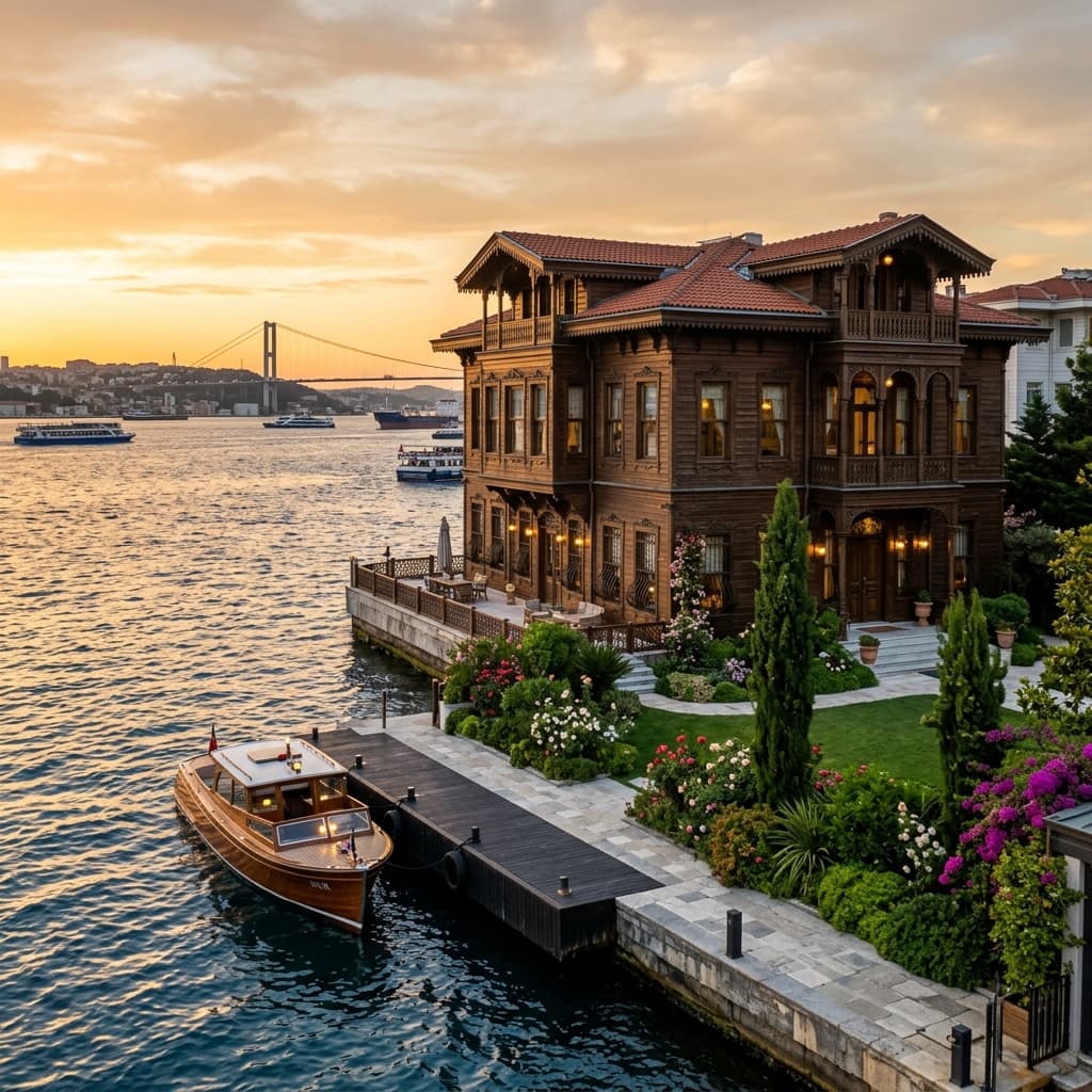 Kanlıca'da Restore Edilmiş Sahil Yalısı